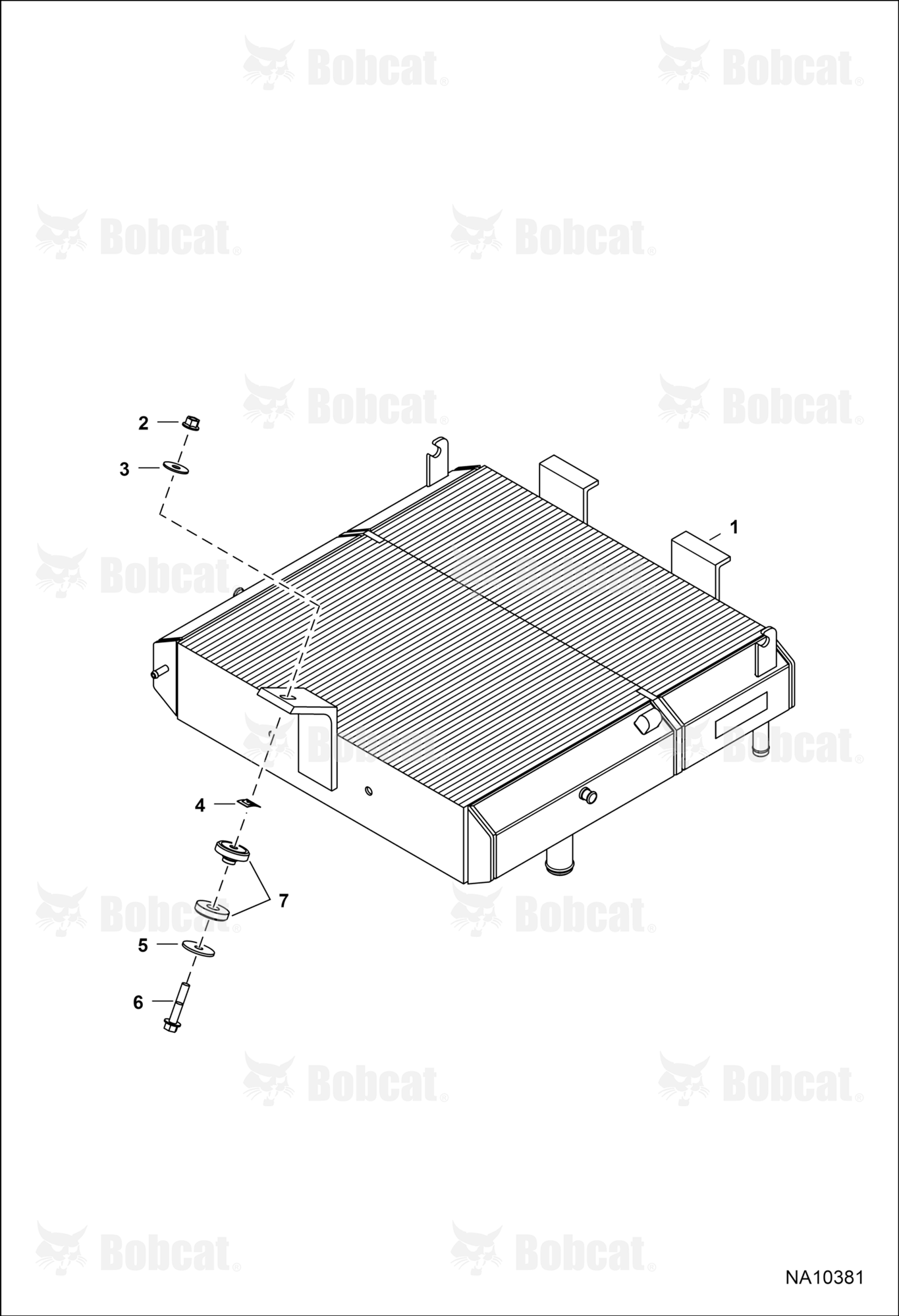 RADIATOR/COOLER Assembly  AZN911239 & Above