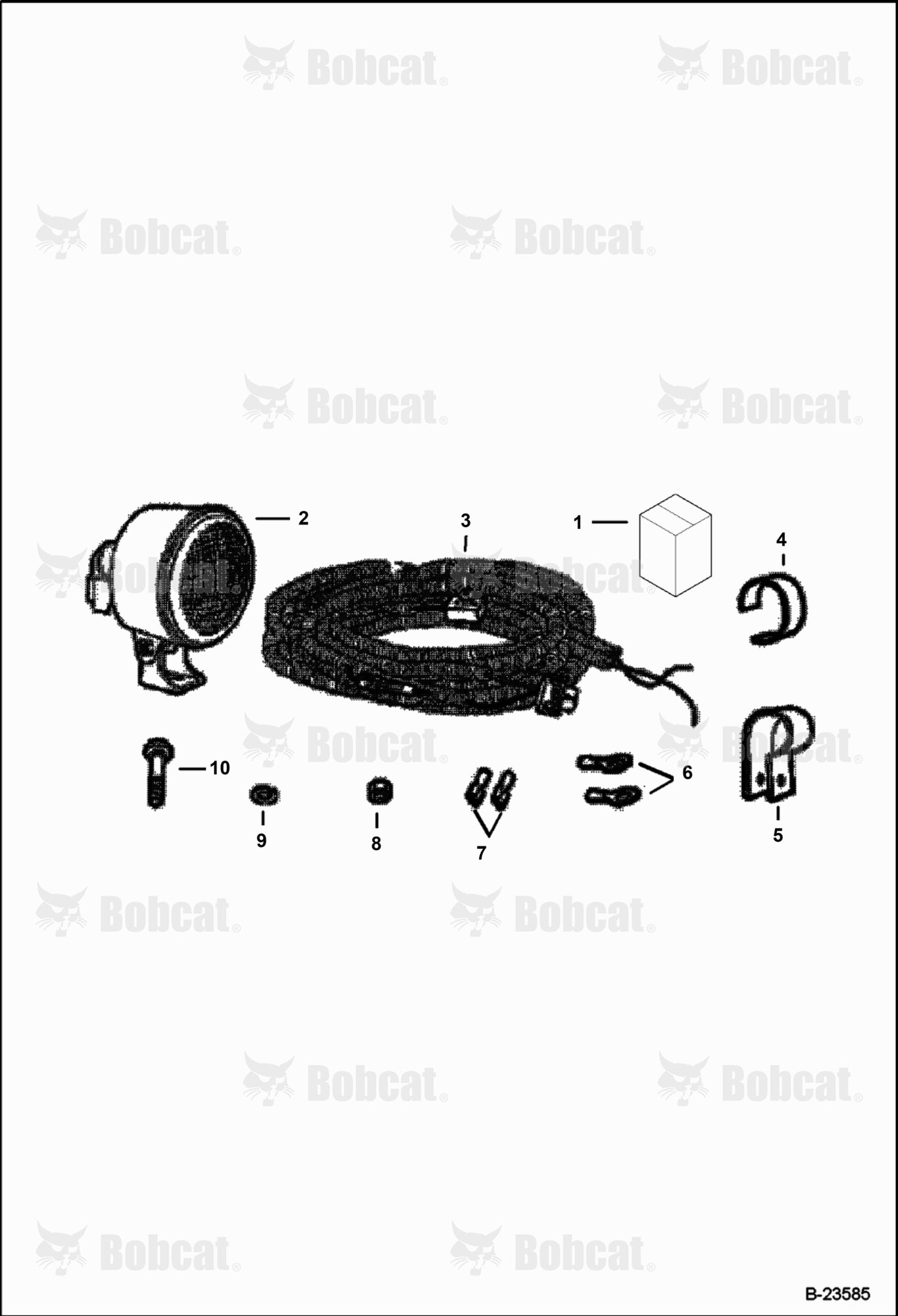 Rear Facing Floodlight