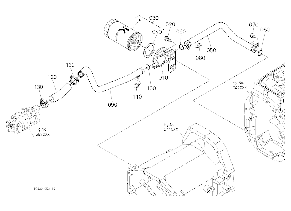 Hydraulic Oil Line (Inlet)
