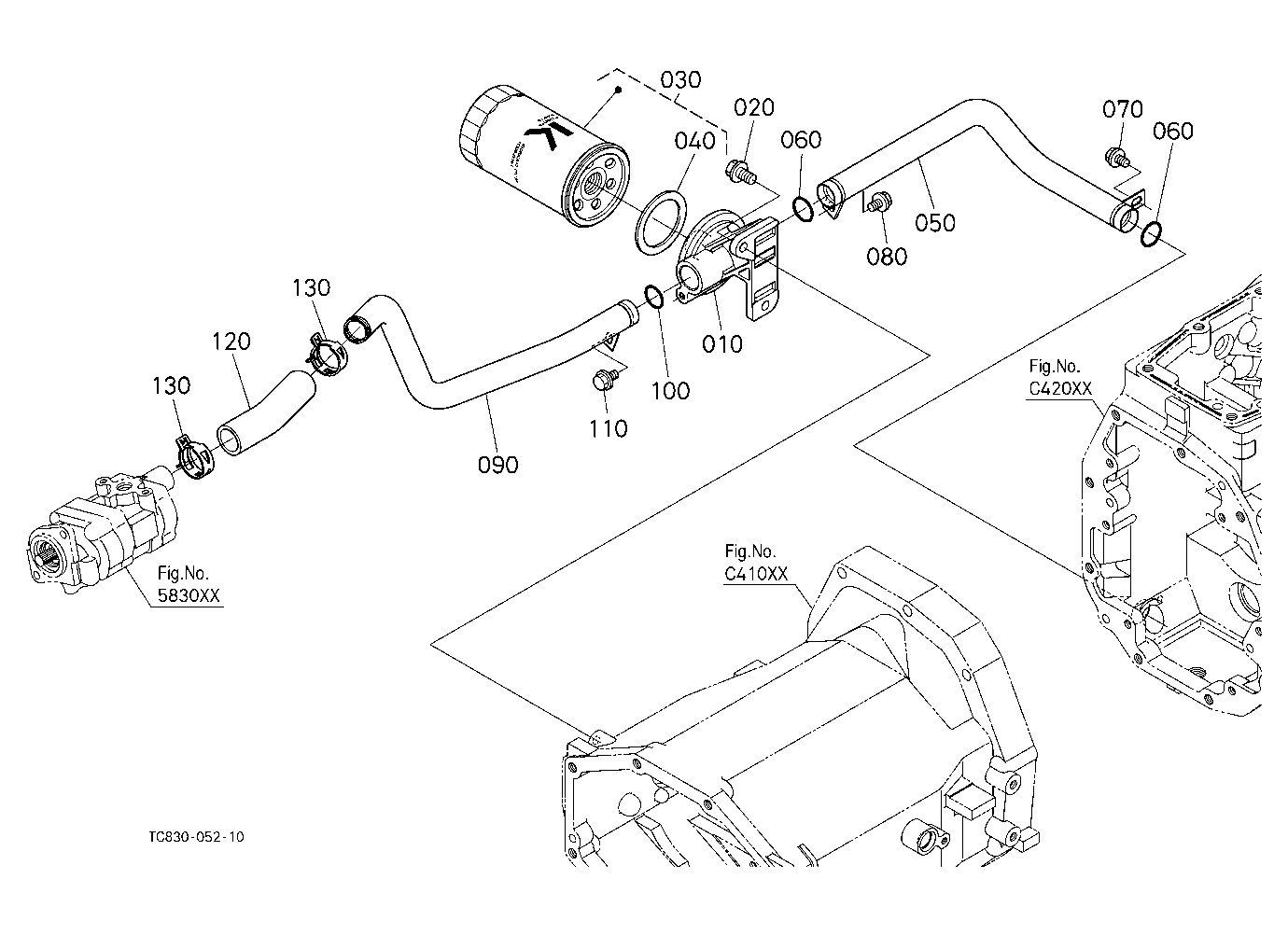 Hydraulic Oil Line (Inlet)