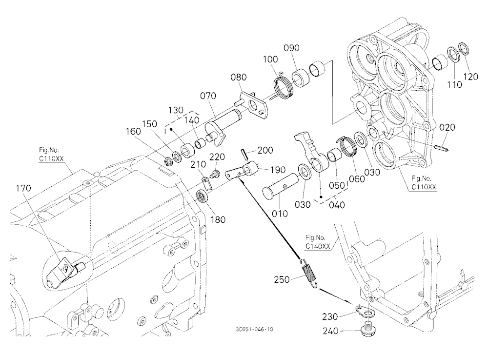 Parking Brake Camshaft