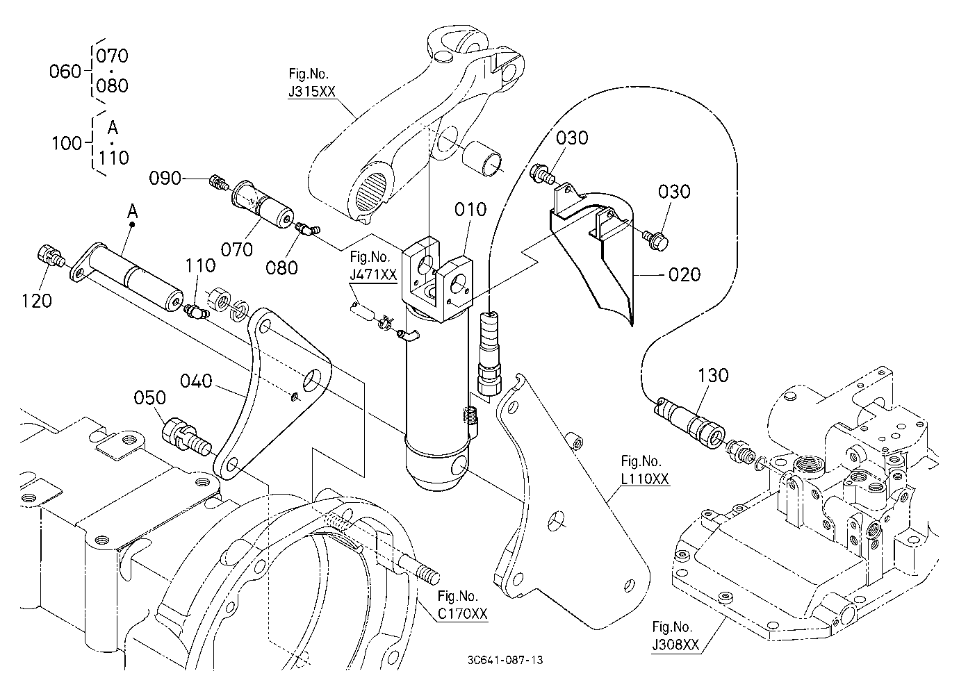3P-Lift Assist Cylinder Rh [A]