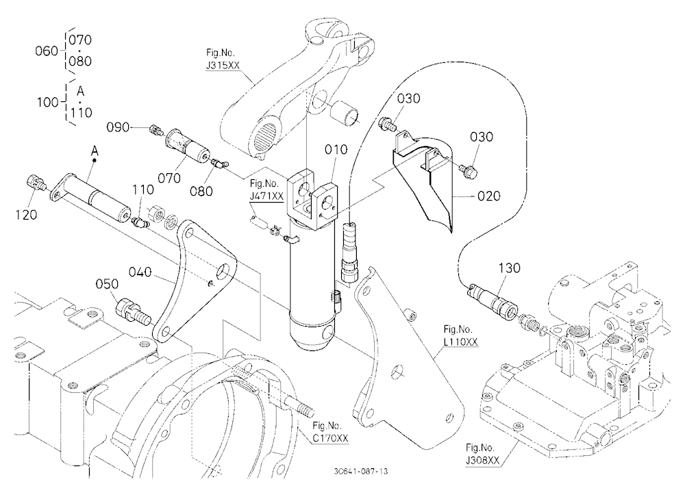 3P-Lift Assist Cylinder Rh