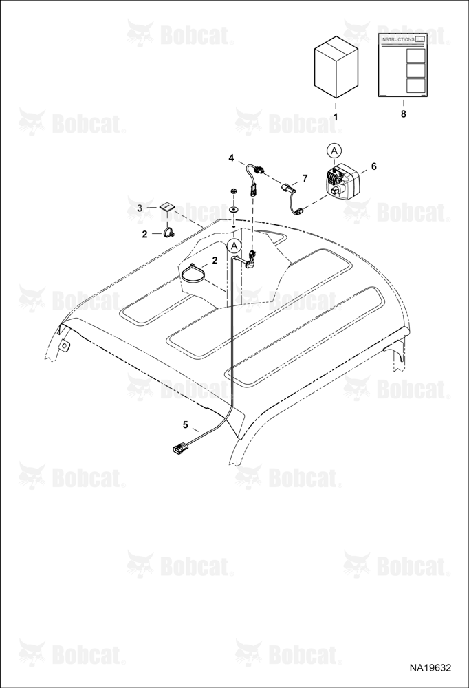 Worklight Kit (Canopy)(Rear)