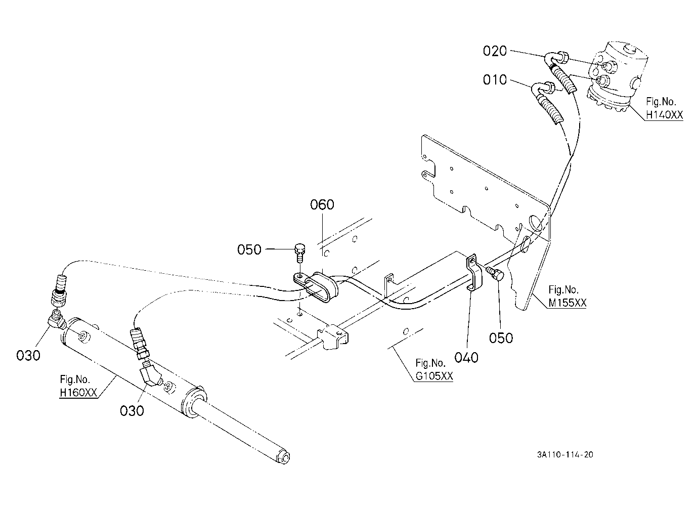 Steering Hose (Delivery) [Rops Type]
