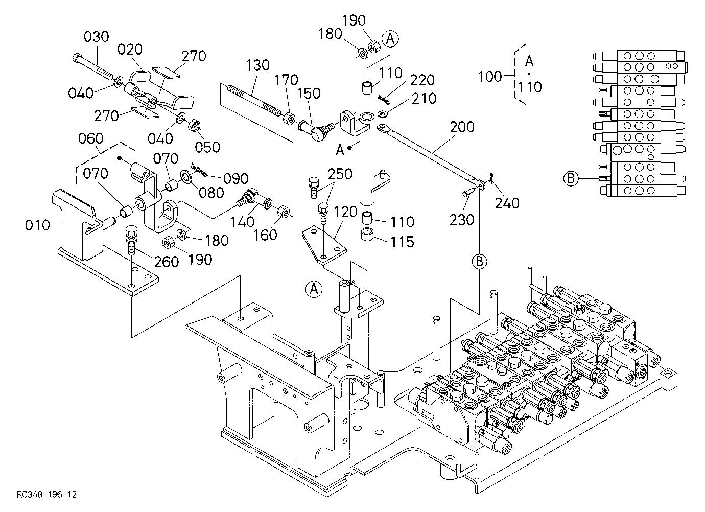 Control Pedal (Swivel/Swing Change)