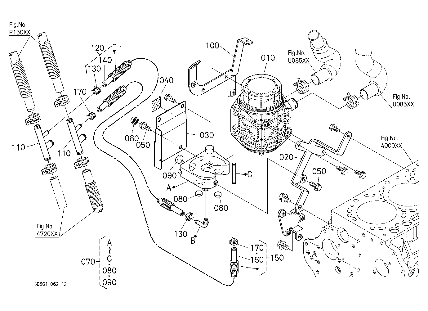 Heater Kit (Oil Separater) (W/G No.M3170) [Option]