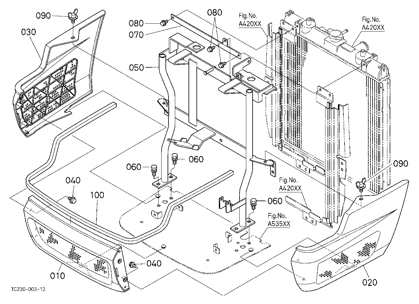 Hood (Bonnet) Front Support [Old]