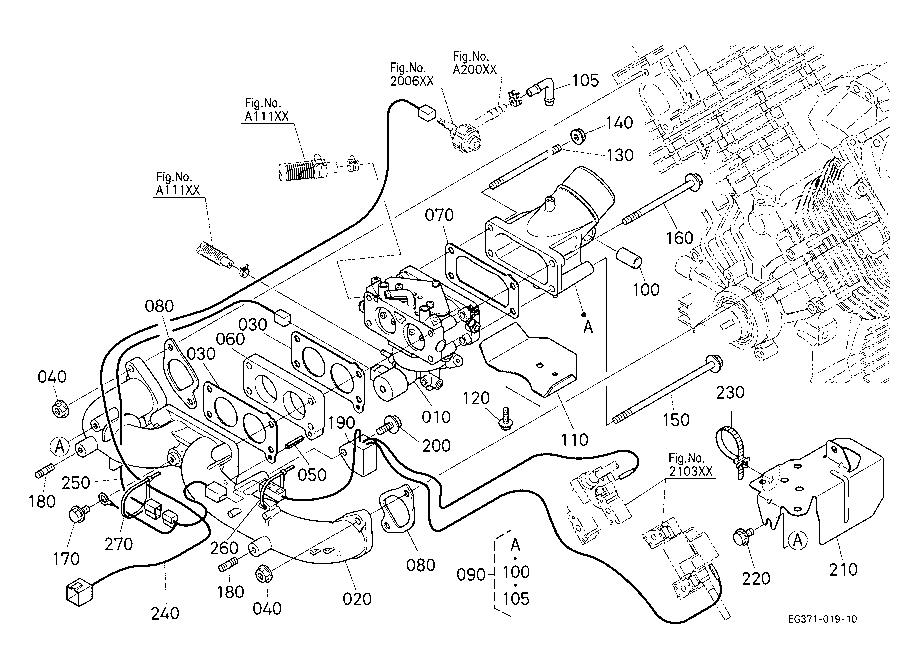 Inlet Manifold And Carburettor