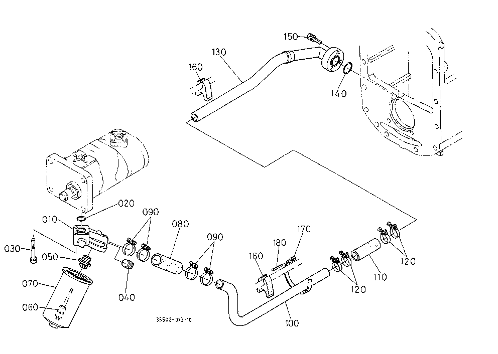 Hydraulic Pipe (Suction)