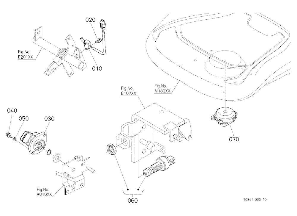Switch/Sensor (Accelerator Lever/Brake Pedal/Cruis