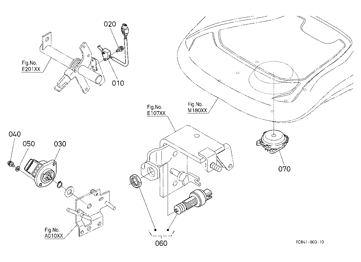 Switch/Sensor (Accelerator Lever/Brake Pedal/Cruis