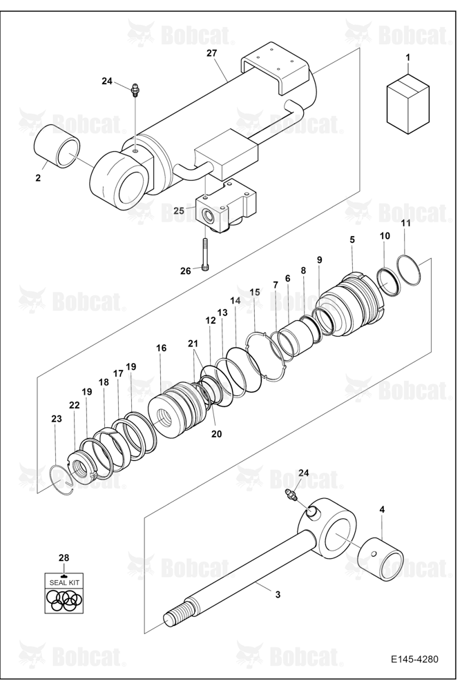 Dozer Cylinder (R.H.)