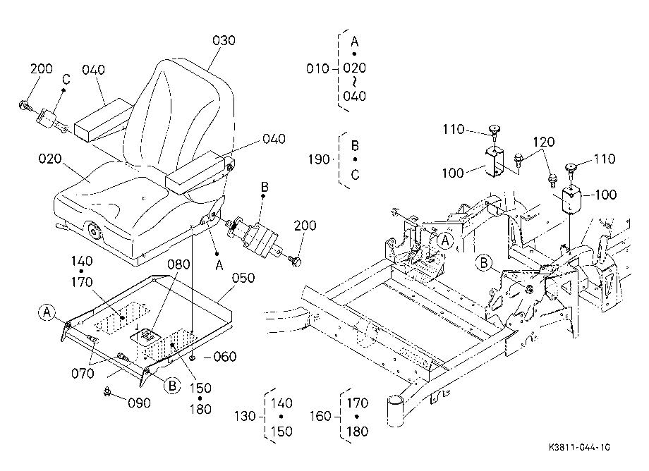 Seat Suspension (W/G No.Z3359) [Option]
