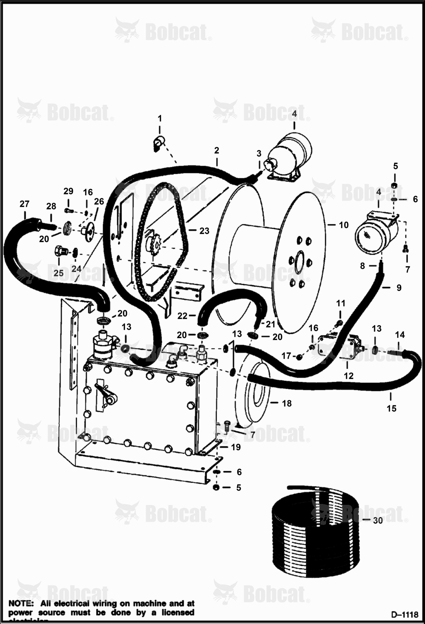 Main Frame Electrical Parts (B.O.M. Electric)