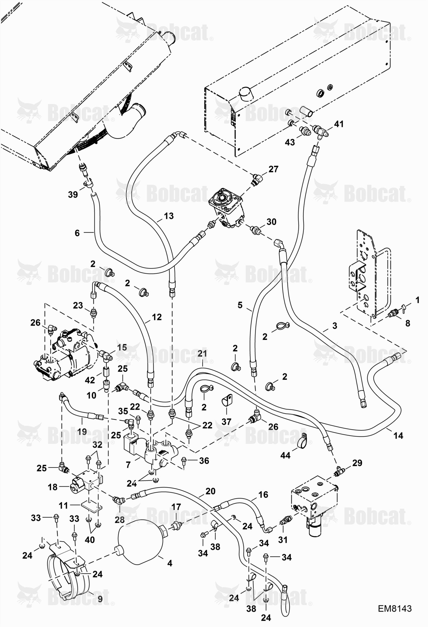 Trailer Brakes (W/Non-reversible Fan Motor)