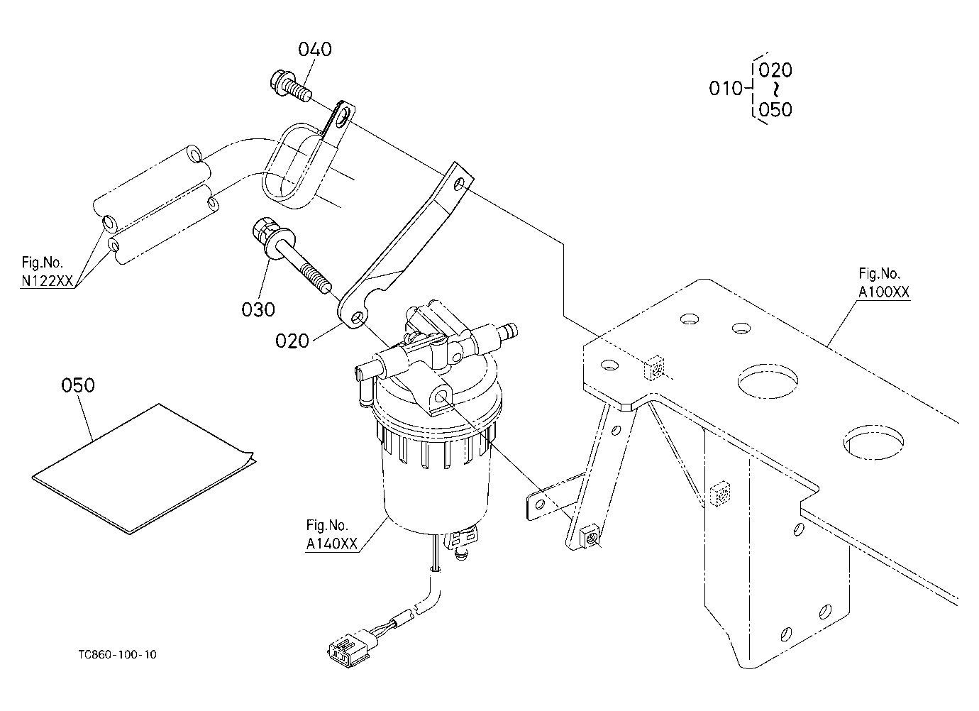 Separator Stay Kit [Option]