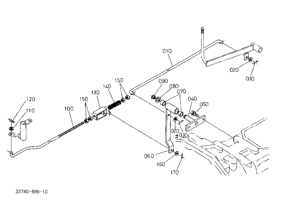 Front Differential Lock Rod