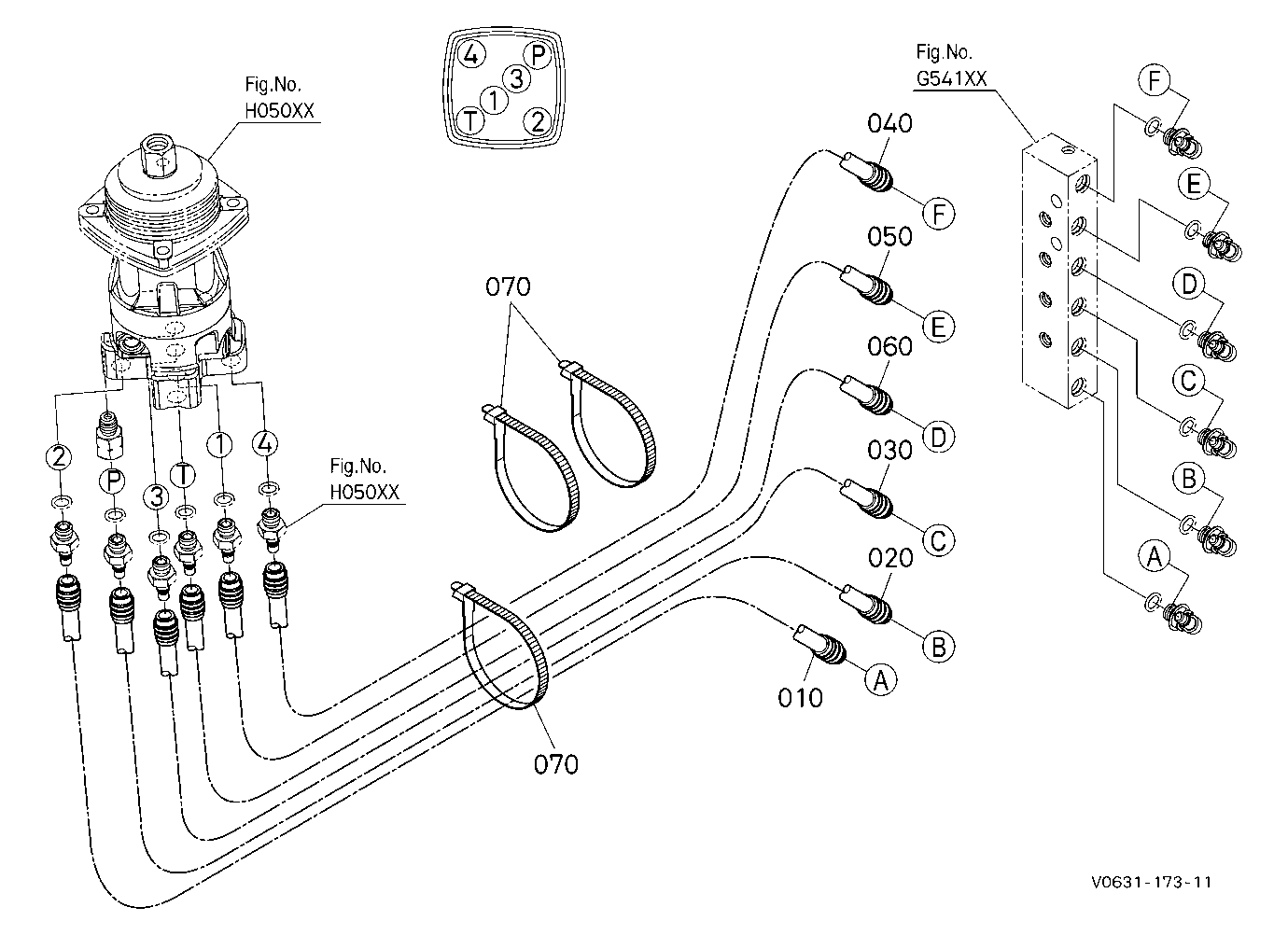 Oil Piping (Control Lh)