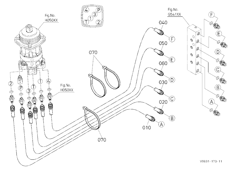 Oil Piping (Control Lh)