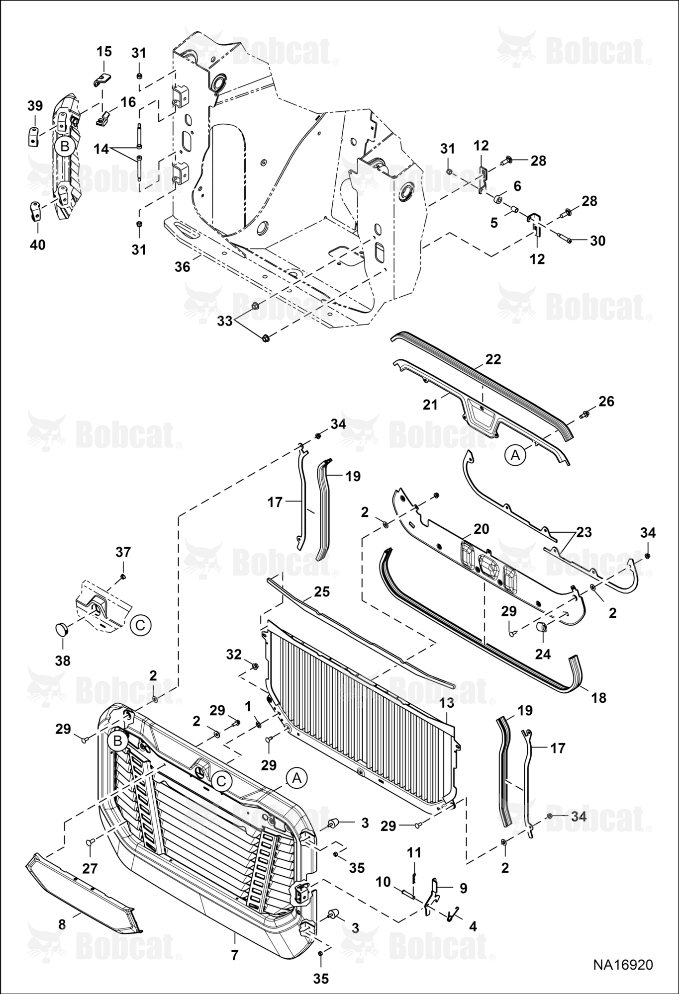 Rear Door  B4SA11001 - B4SA30442