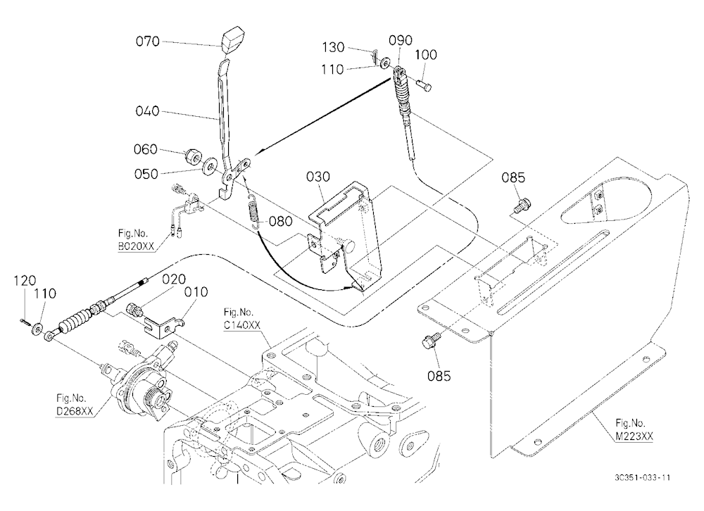 Pto Clutch Lever