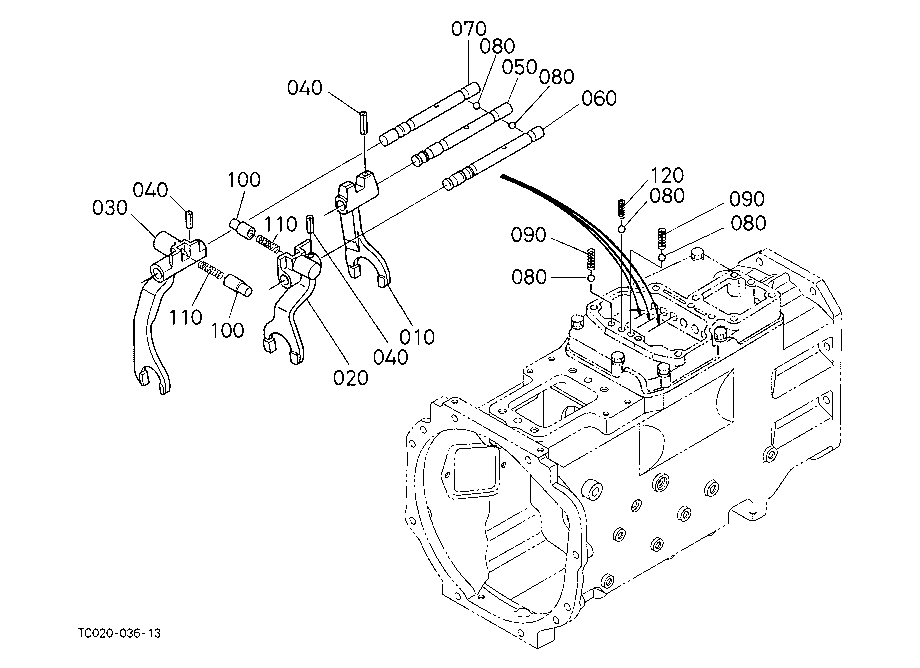 Main Gear Shift Fork