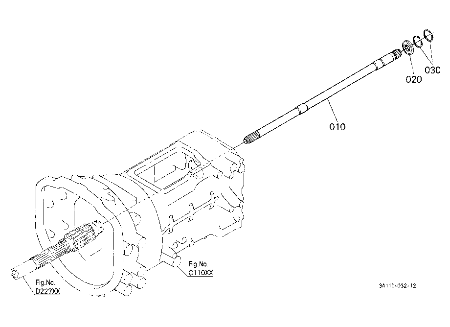 Pto Propeller Shaft [Rops Type] [Old Type]