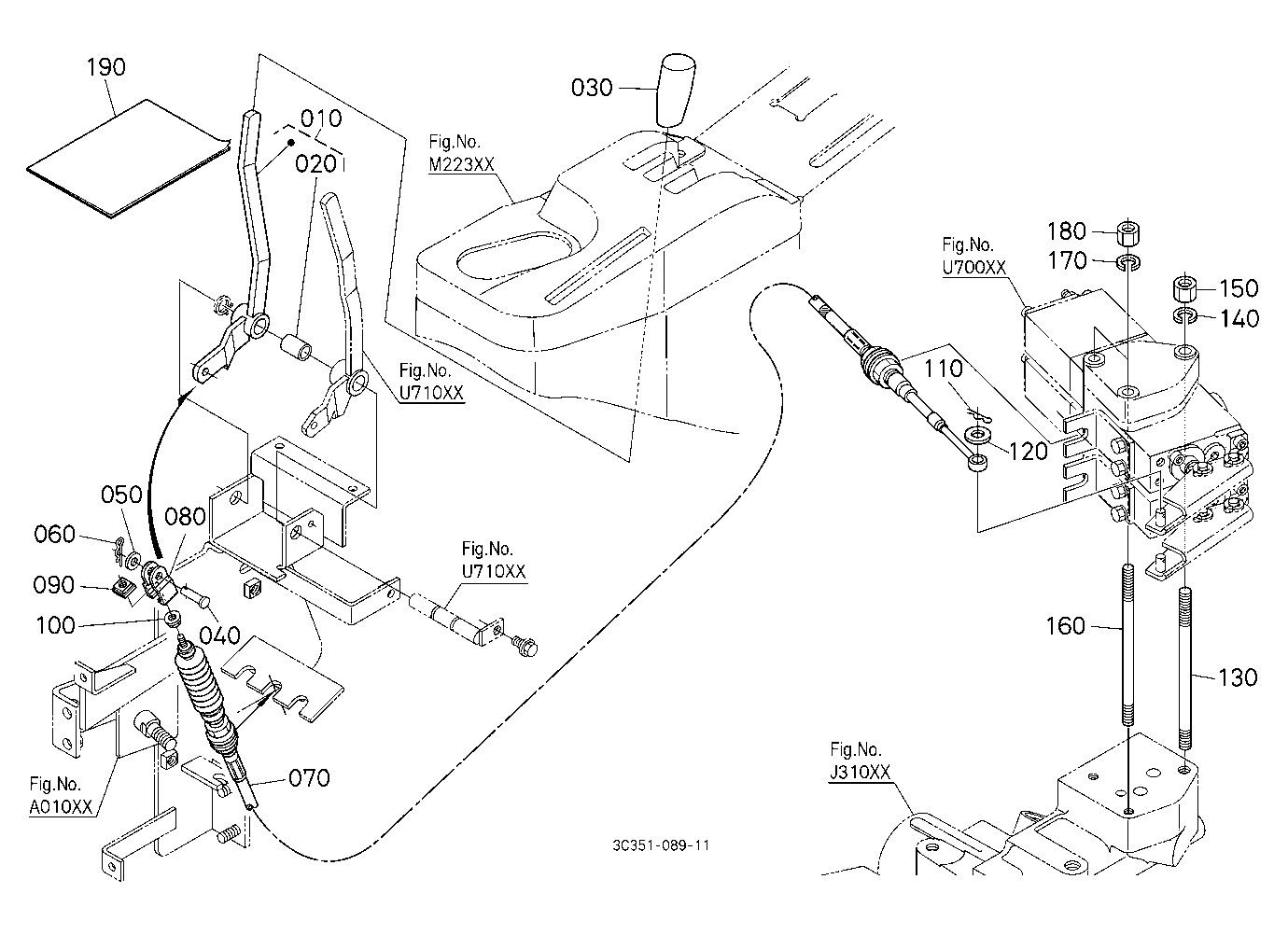 Auxiliary Control Valve Lever Kit (2Nd) [Option]