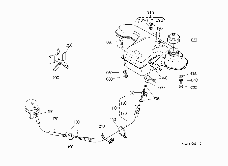 FUEL TANK/FUEL HOSE