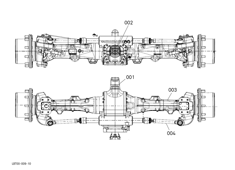 Suspended Front Axle - Range 1