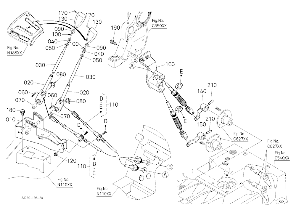 Pto Gear Shift Lever