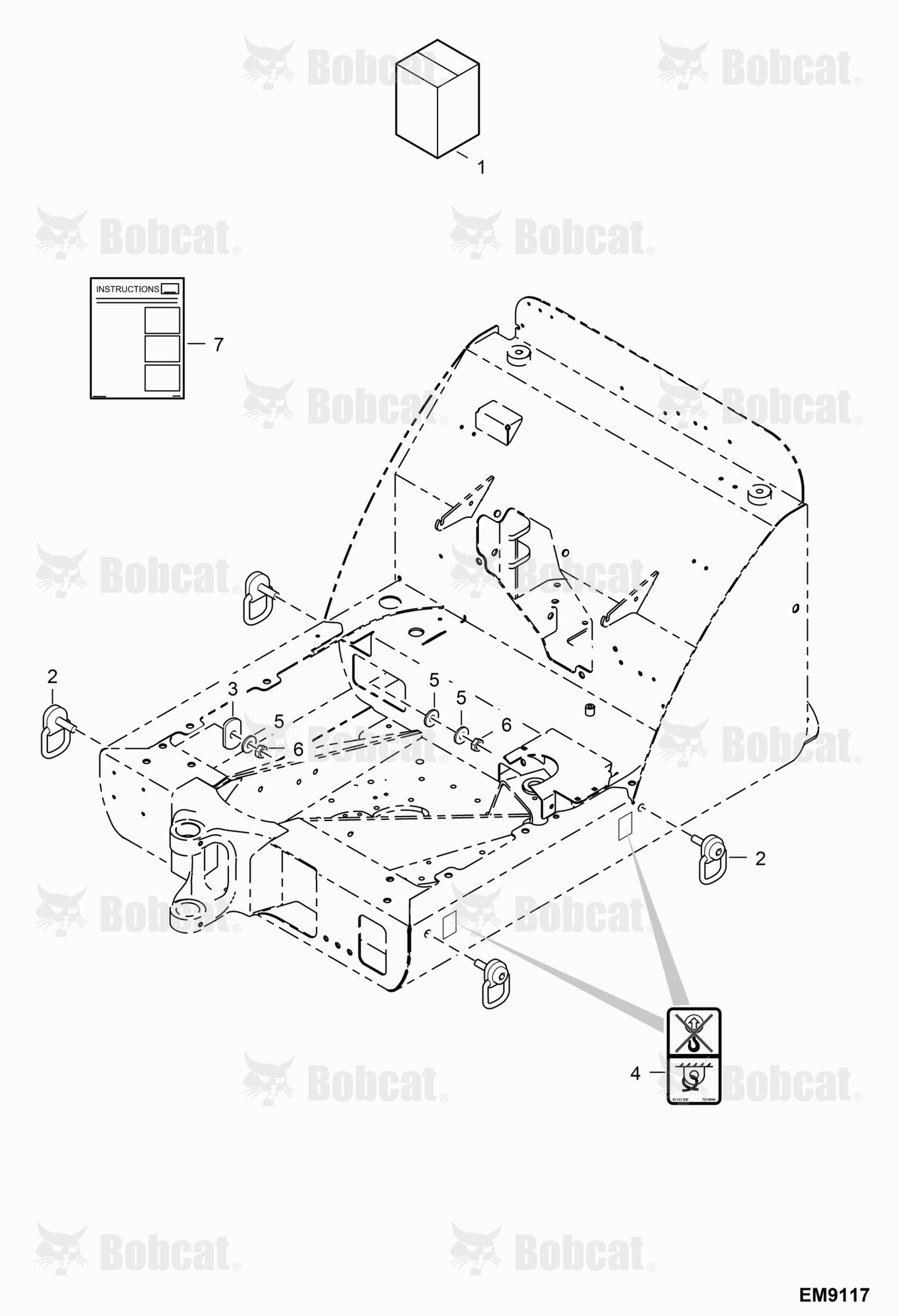 Tie Down Points Kit