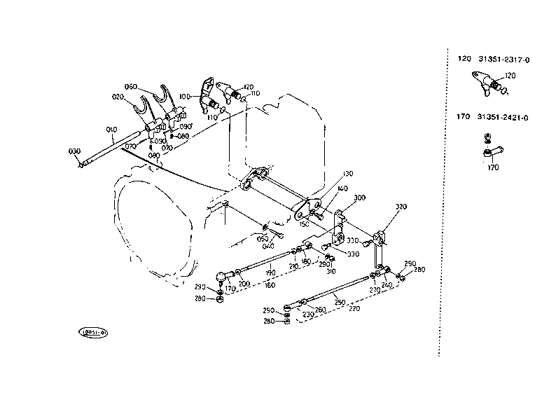 Main Gear Shift Fork [Constant Mesh]