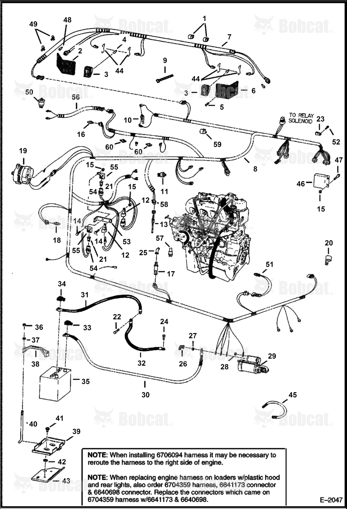 Engine Electrical System  508411011 - 508412460, 509711334 & Below