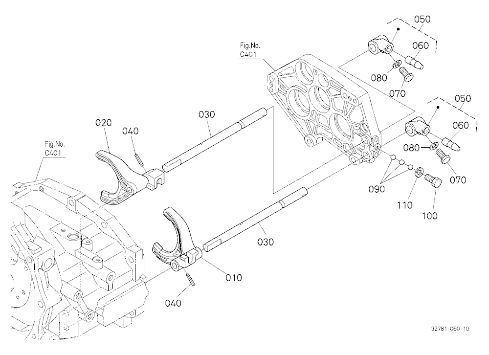Main Gear Shift Fork