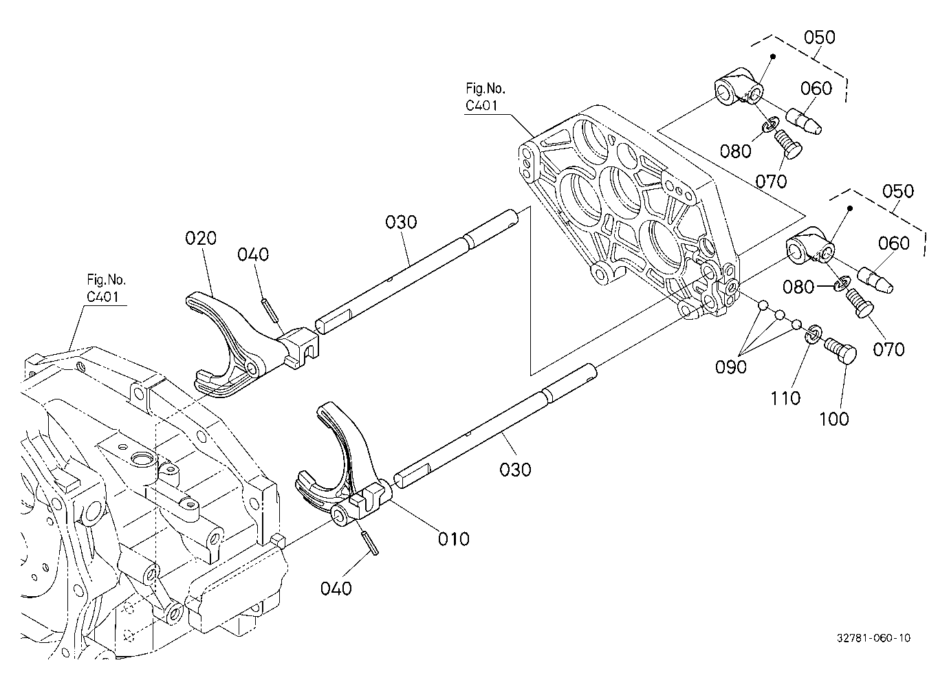 Main Gear Shift Fork