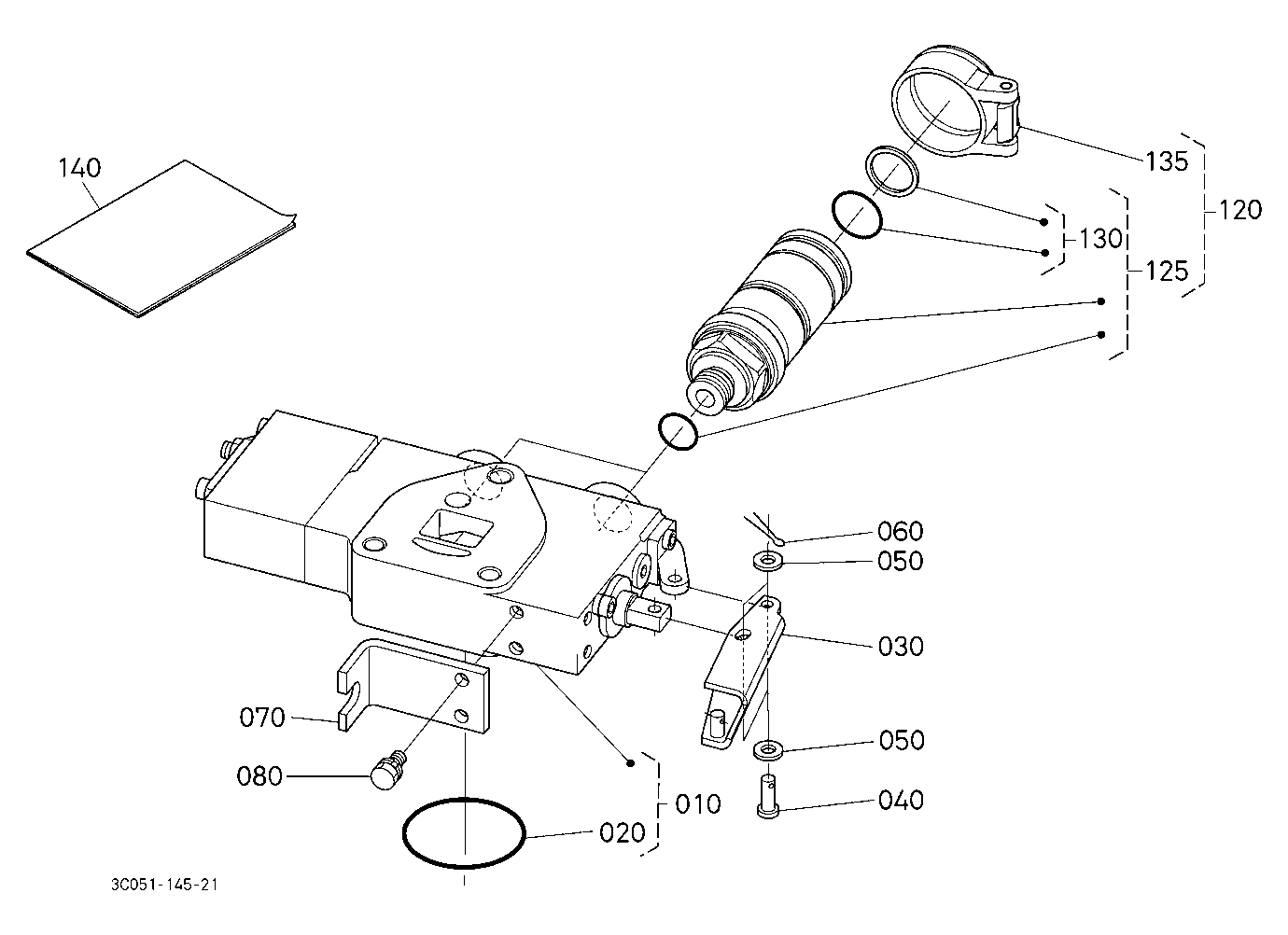 Auxiliary Control Valve Kit (Scd) [Option]