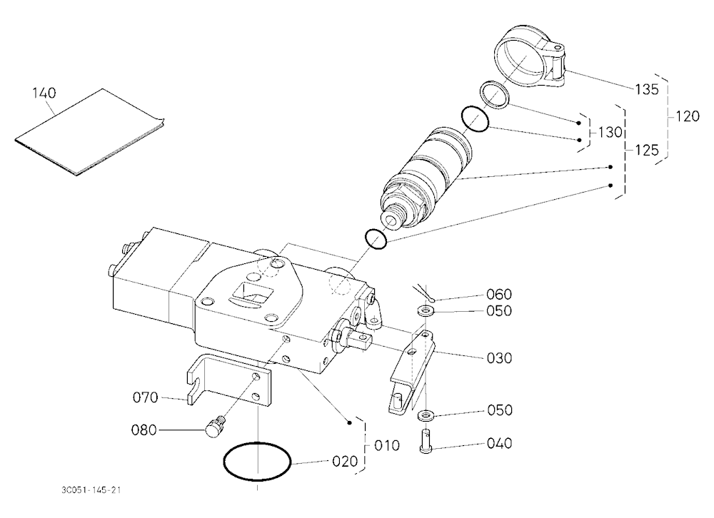 Auxiliary Control Valve Kit (Scd) [Option]