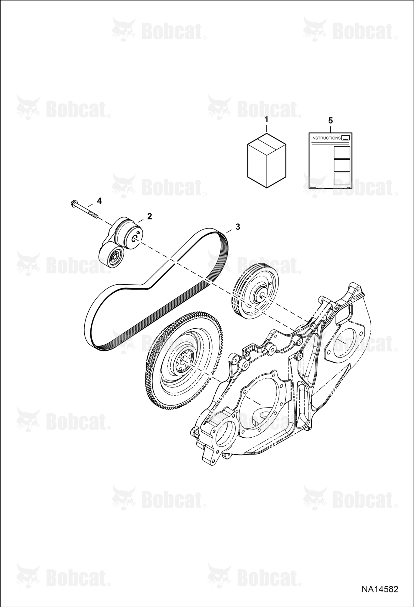 Belt Drive Tensioner HD Kit  AV9V11001 - AV9V12534
