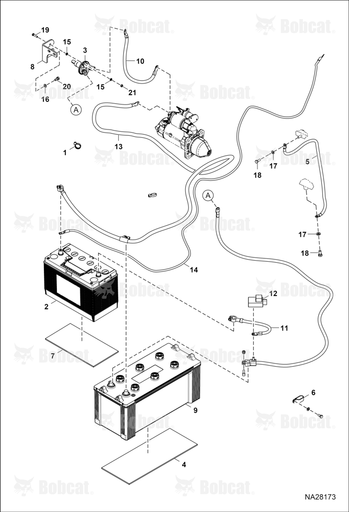 Engine Electrical Circuitry (Battery & Grounds) (High Altitude) (Leh Region)