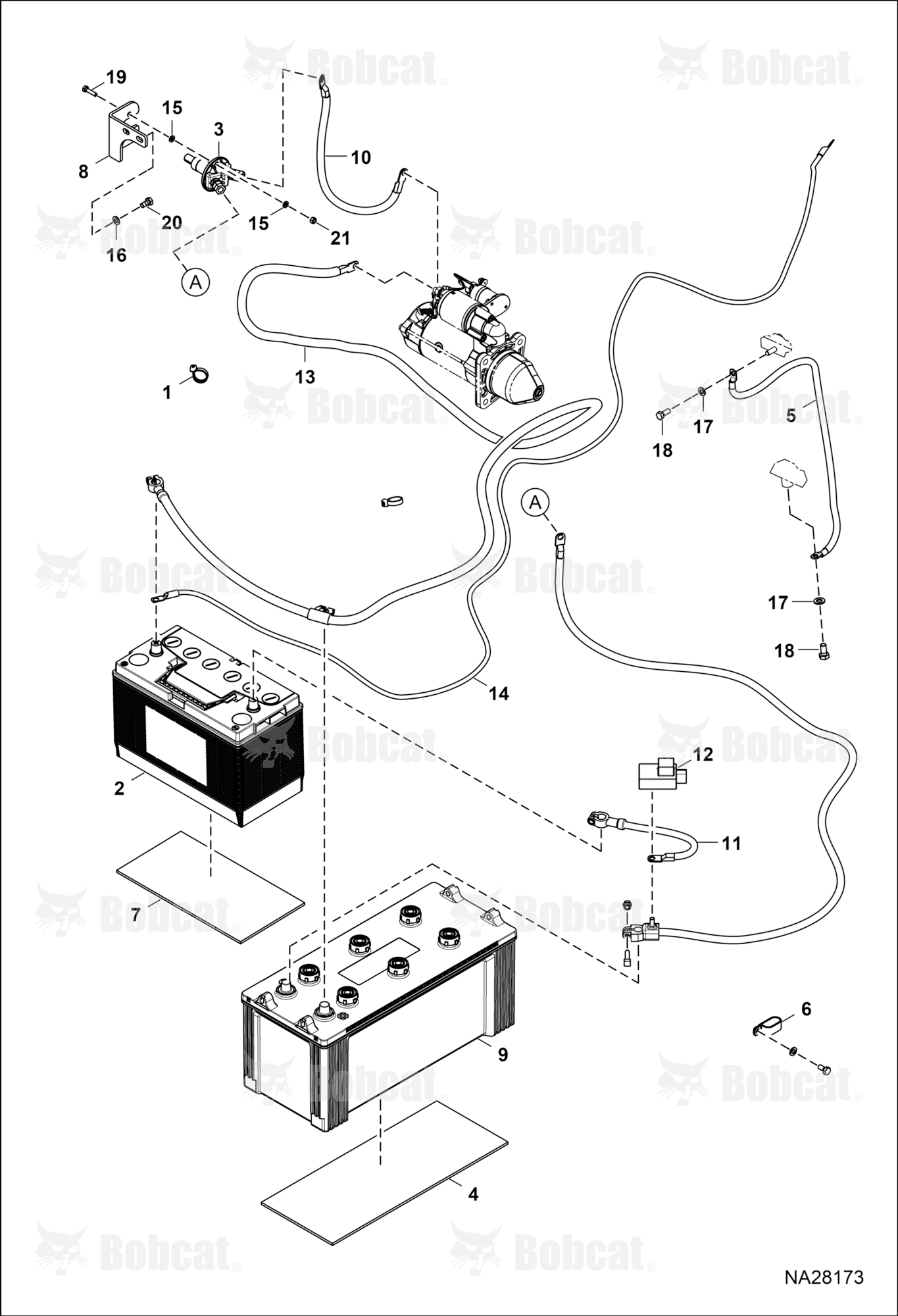 Engine Electrical Circuitry (Battery & Grounds) (High Altitude) (Leh Region)