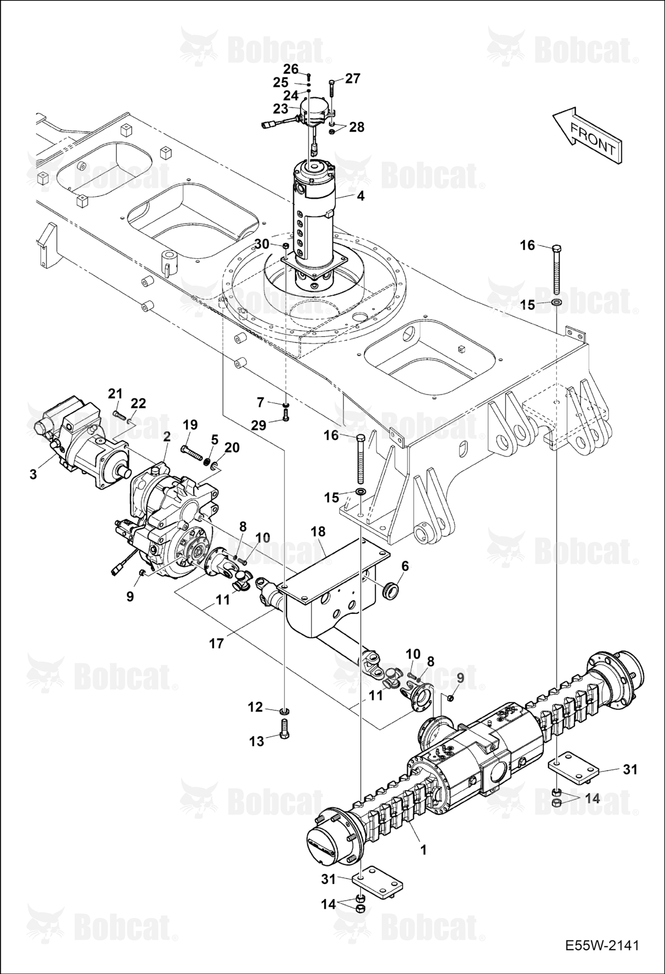 Power Train (Rear)  AEFB11102 & Above