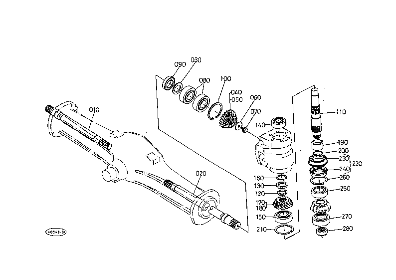 Diff.Gear Shaft [A][Ca]