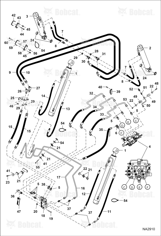 Hydraulic Circuitry (W/BPV Junction Block) ASRW11001 - ASRW11100