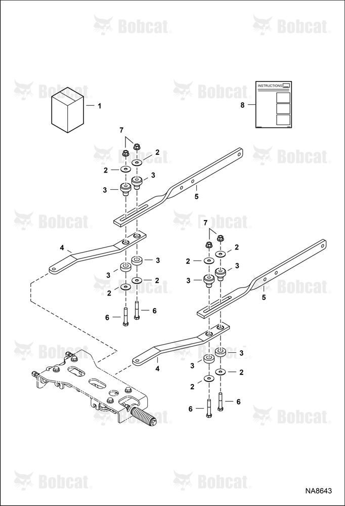 Steering Link Isolator Kit
