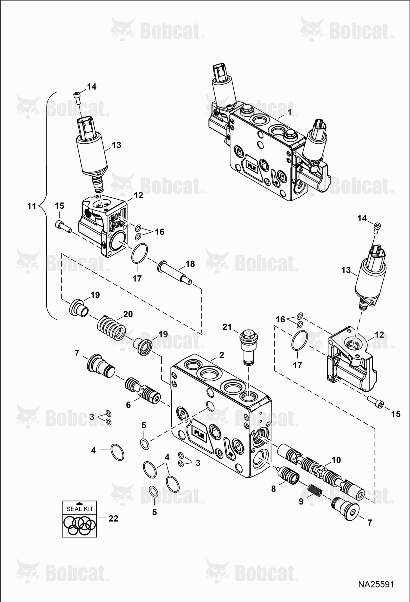 Control Valve (Working Section) (Auxiliary)