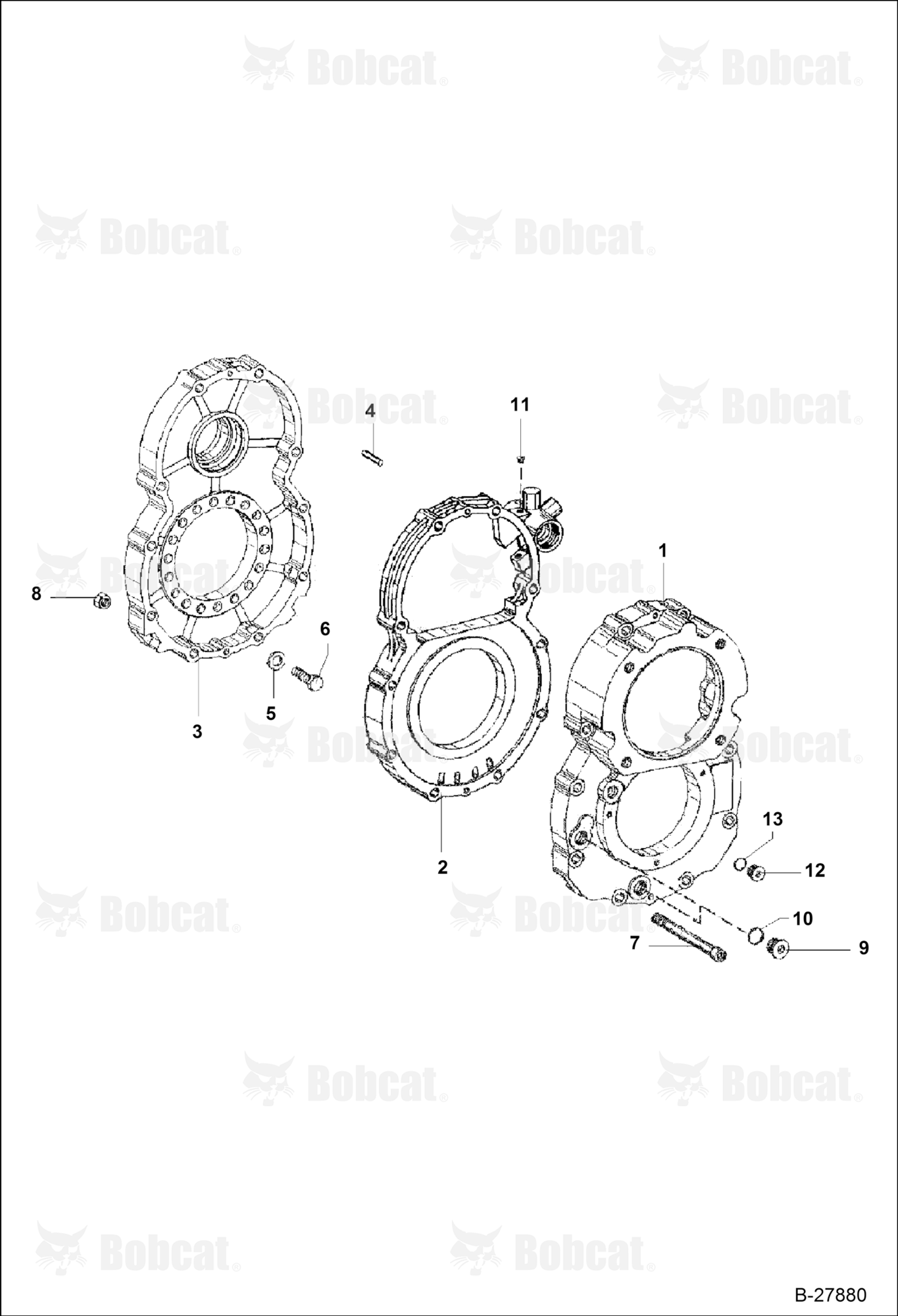 Reduction Gear Housing (Fast Travel) (Replacement Axle - 5904661981)
