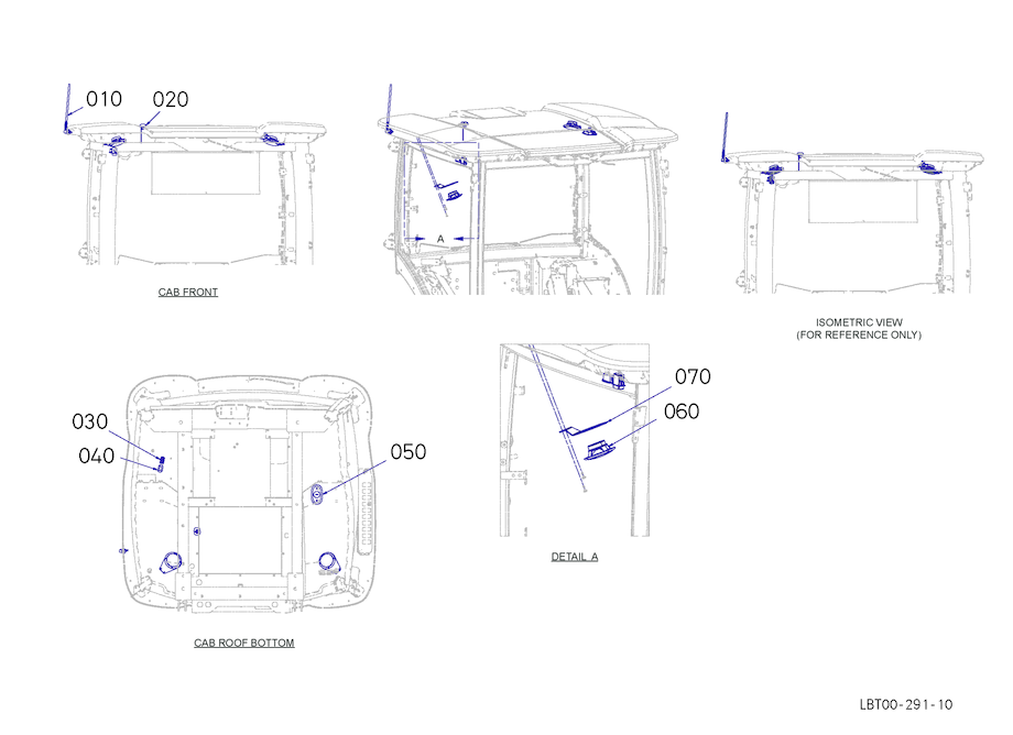 Electrical Assembly - Cab Roof, R1