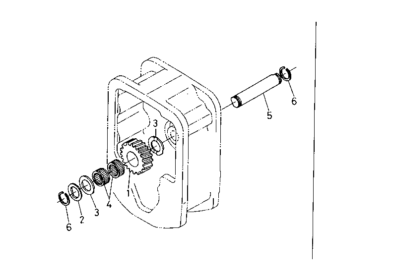 Back Idle Shaft